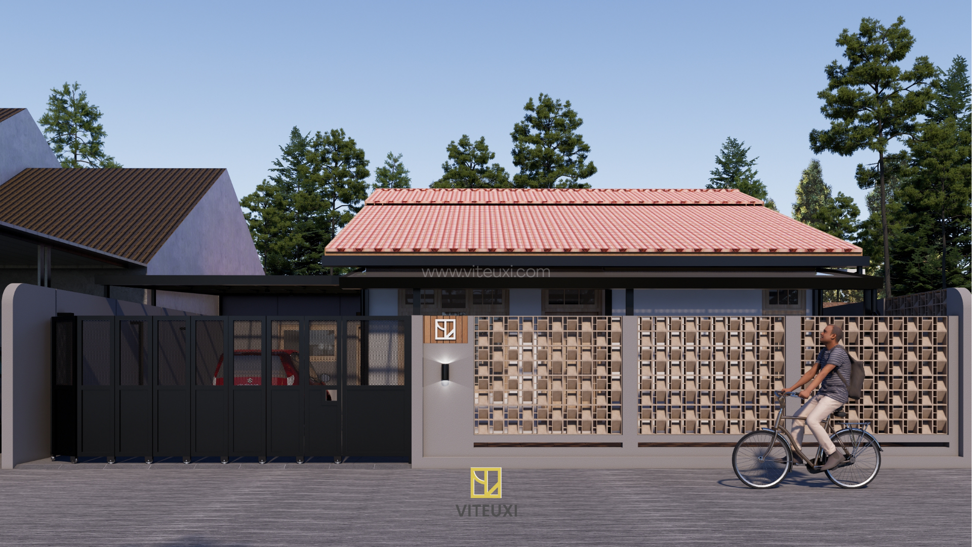 Rumah Tropis Modern di Sleman – Hunian Nyaman Milik Ibu Fransisca Dita